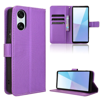 Wallet Case for Sony Xperia 10 VI 2024, Purple