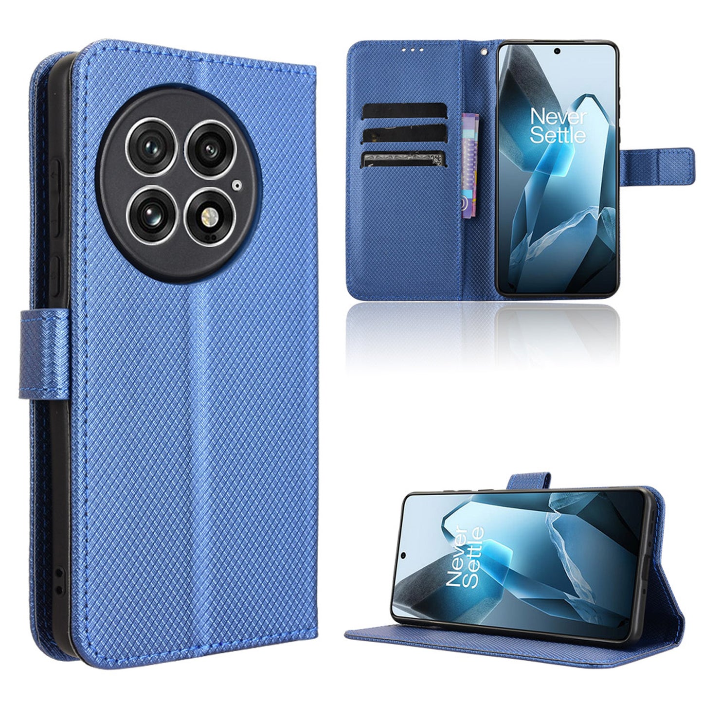 Wallet Case for OnePlus 13, Blue