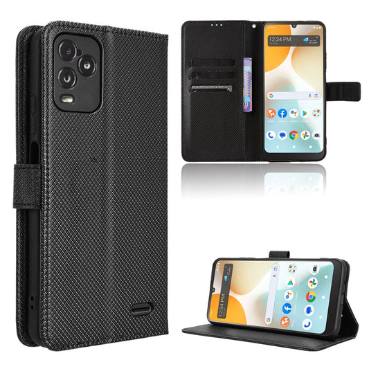 Wallet Case for BLU View 5 Pro, Black