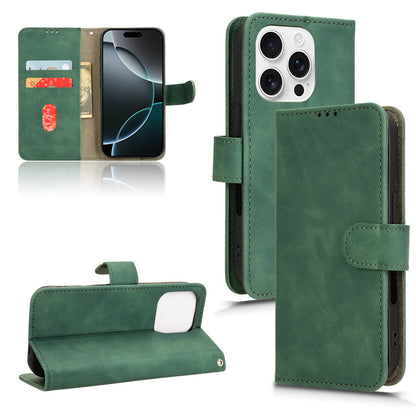 Wallet Case with Card Holder Flip Magnetic Protective Cover for iPhone 16 Pro Max, Green