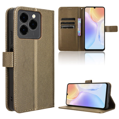 Wallet Case for Ulefone Note 20 Pro, Bronzed