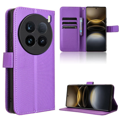 Wallet Case for VIVO X100 Ultra, Purple