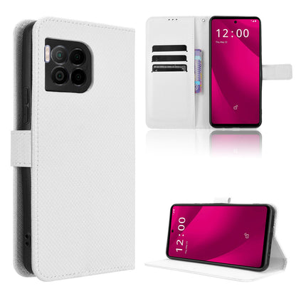 Wallet Case for T-Mobile REVVL 7 Pro 5G, White