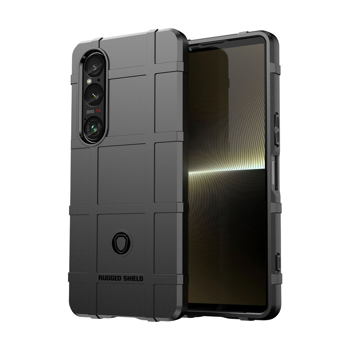 TPU Thick Solid Armor Tactical Protective Case for Sony Xperia 1 VI 2024, Black