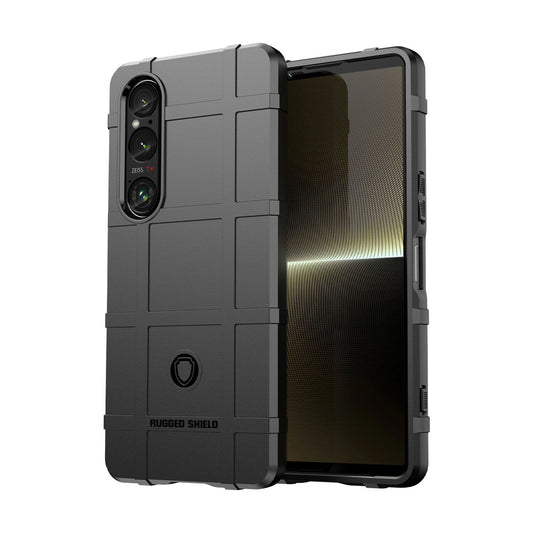 TPU Thick Solid Armor Tactical Protective Case for Sony Xperia 1 VI 2024, Black