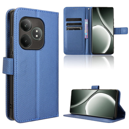 Wallet Case for Realme GT 6, Blue