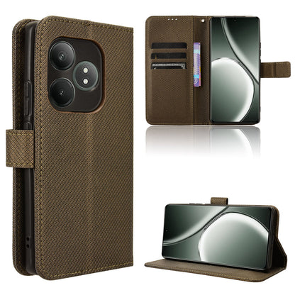 Wallet Case for Realme GT 6, Bronzed