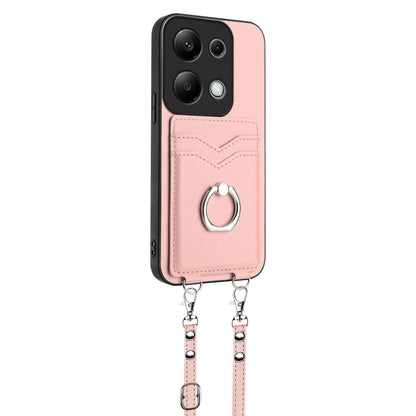 Ring Case for Xiaomi Redmi Note 13 Pro 4G, Rose Gold