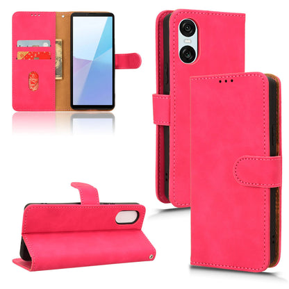 Wallet Case with Card Holder Flip Magnetic Protective Cover for Sony Xperia 10 VI 2024, Pink