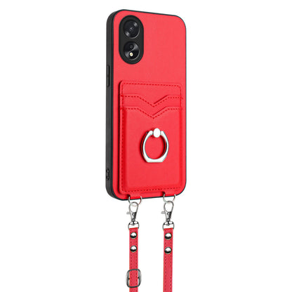 Ring Case for OPPO A38 4G, Red