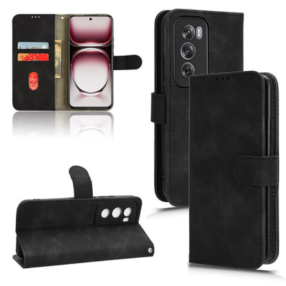 Wallet Case with Card Holder Flip Magnetic Protective Cover for OPPO Reno12 5G, Black