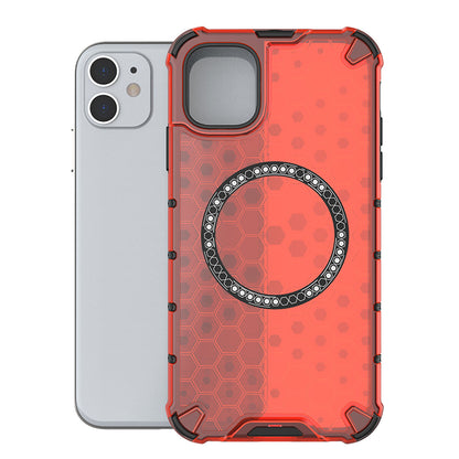 Magnetic for iPhone 11 Case Compatible with MagSafe, Red