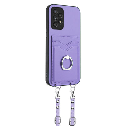 Ring Case for Samsung Galaxy A52 5G, Purple