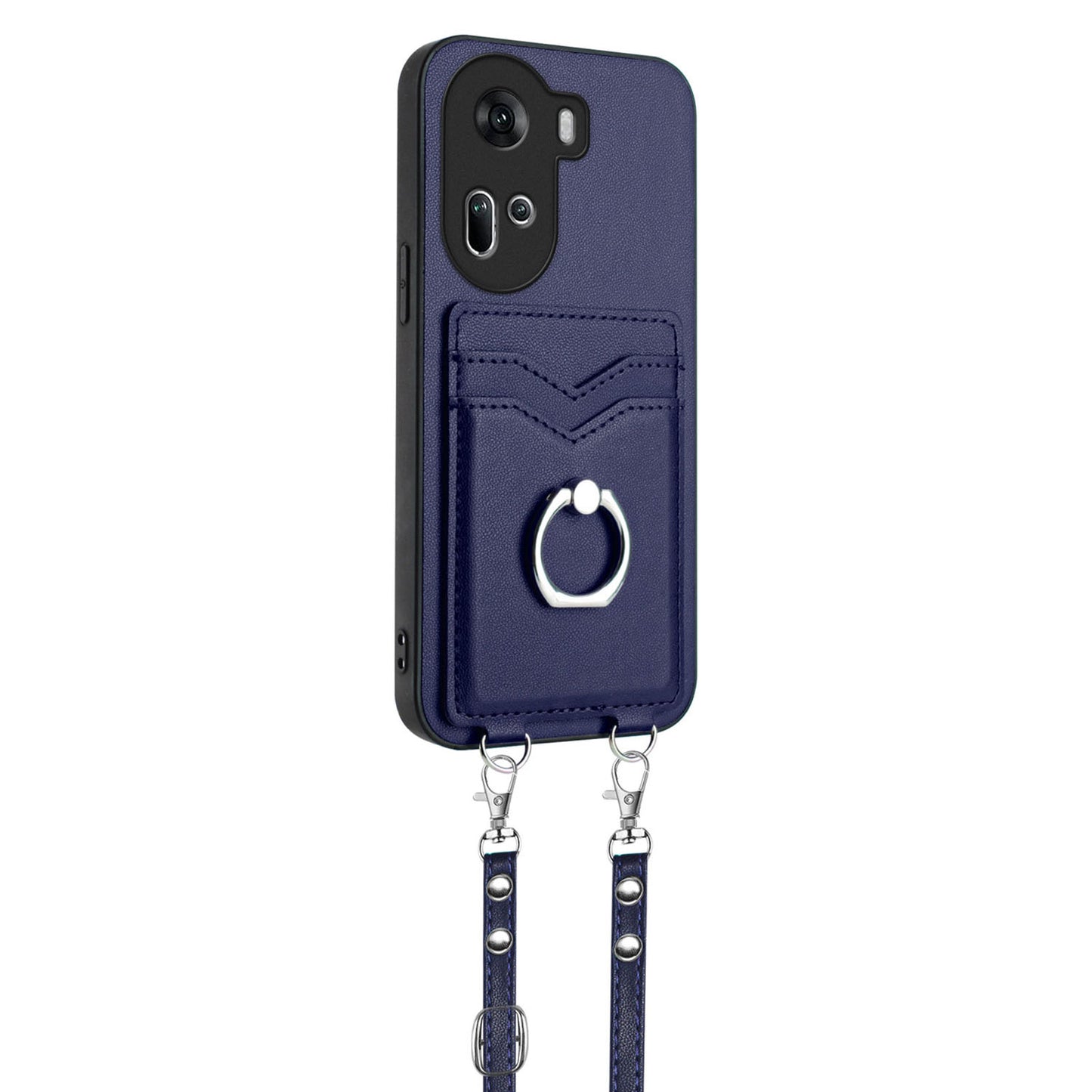 Ring Case for OPPO Reno11 5G, Blue