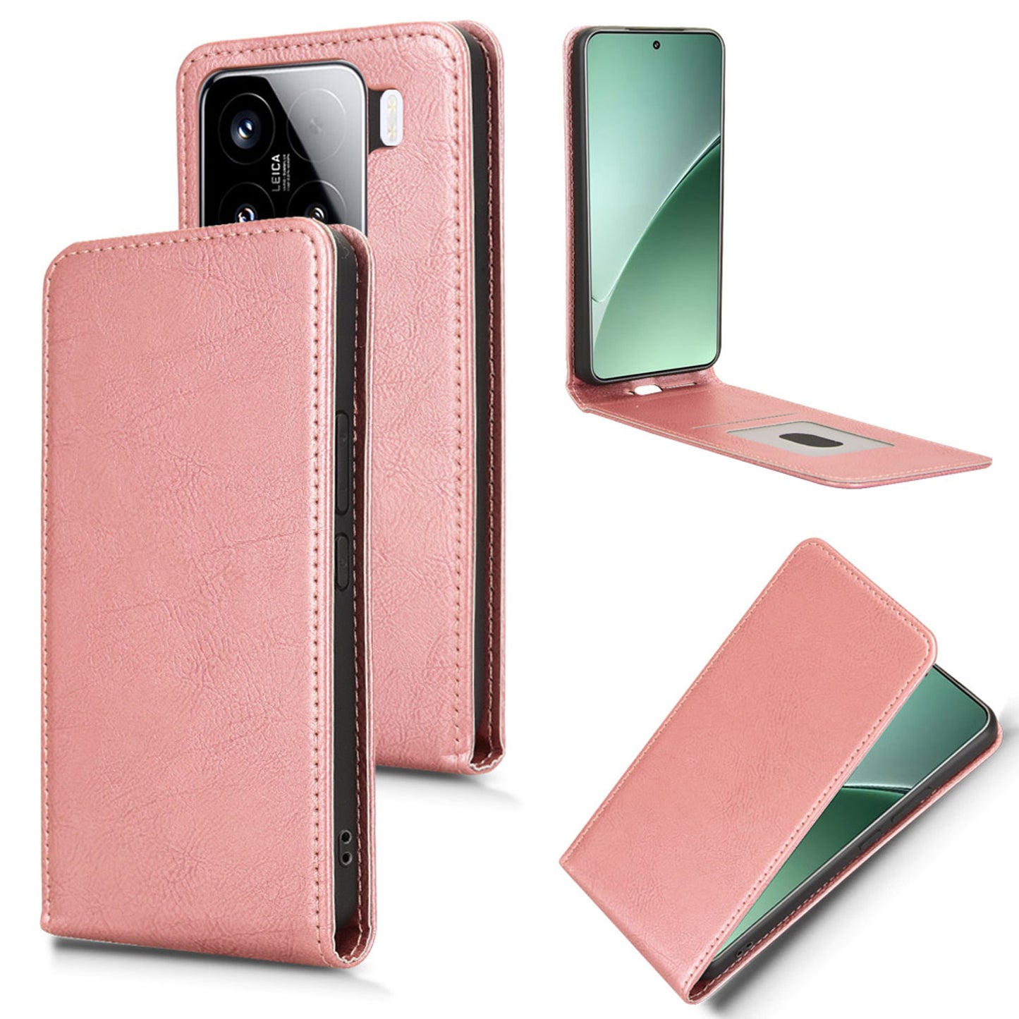 Xiaomi 15 Flip Case | Sxiakai Series, RoseGold