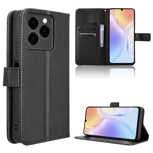 Wallet Case for Ulefone Note 20 Pro, Black