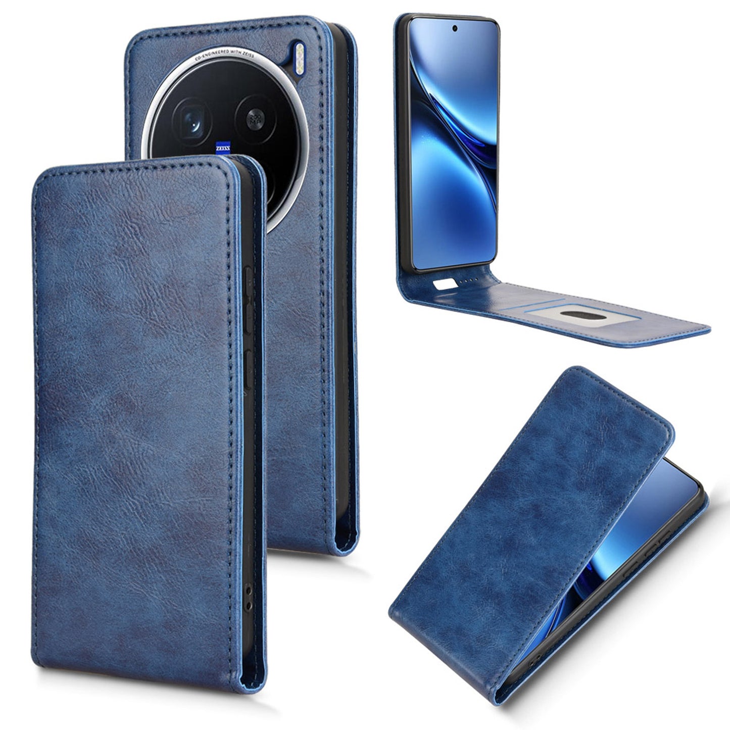 VIVO X200 Pro Flip Case | Sxiakai Series, Blue