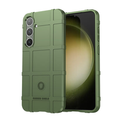 TPU Thick Solid Armor Tactical Protective Case for Samsung Galaxy S24, Green