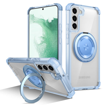 Samsung Galaxy S22 Case, Built in 360¡ã Magnetic Stand, Compatible with Magsafe, Blue