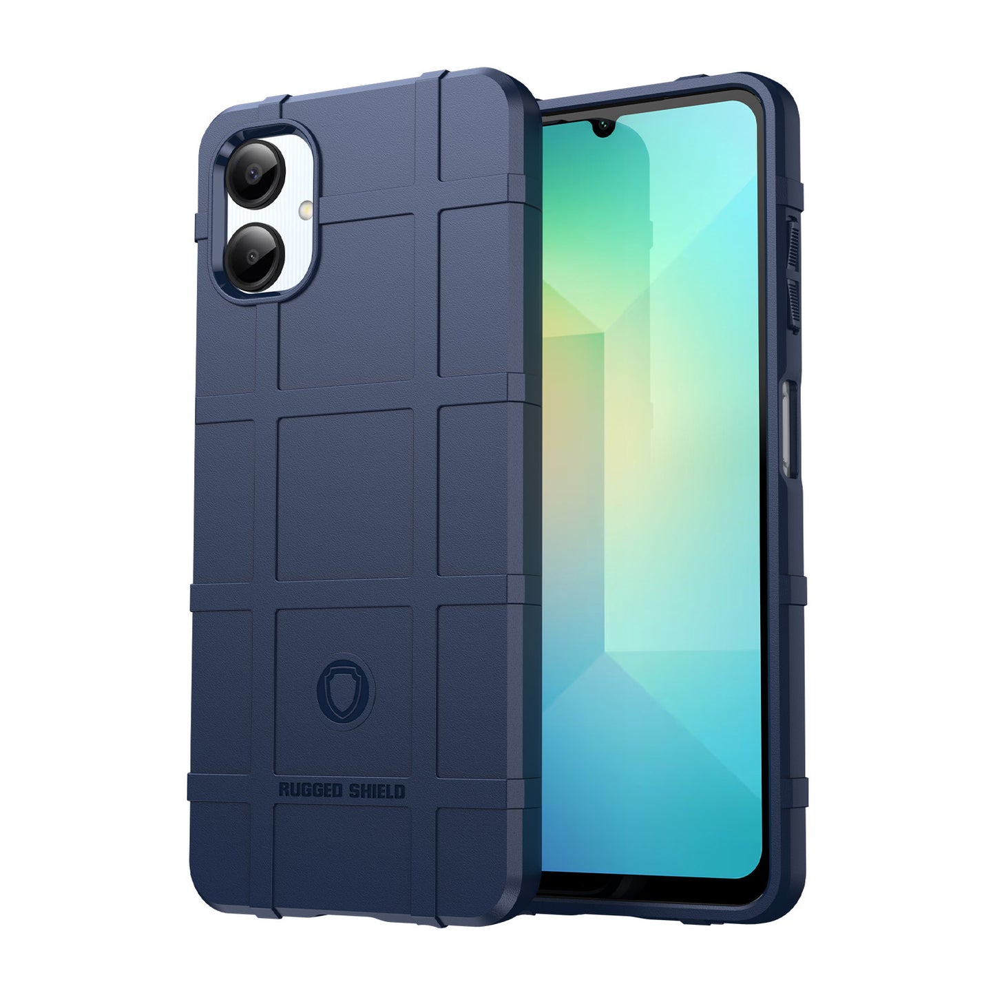 TPU Thick Solid Armor Tactical Protective Case for Samsung Galaxy A06, Blue