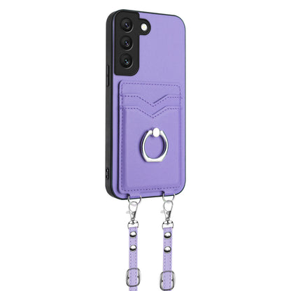 Ring Case for Samsung Galaxy S21 FE 5G, Purple