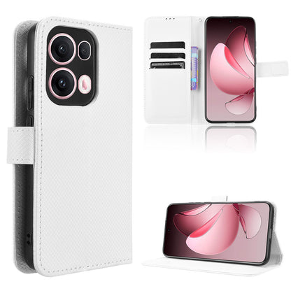 Wallet Case for OPPO Reno13 Pro 5G, White