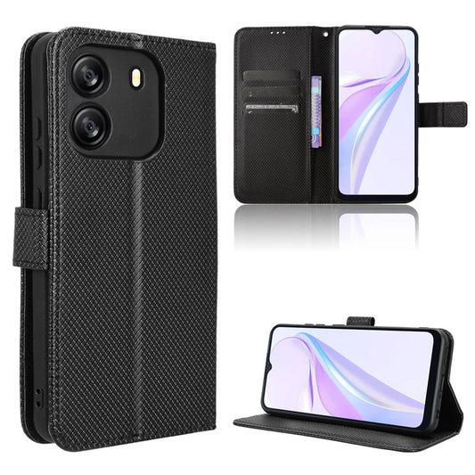 Wallet Case for Blackview WAVE 6C, Black