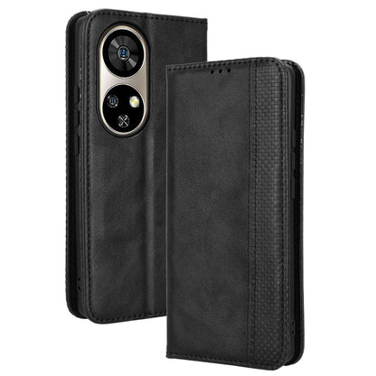 Ulefone Note 17 Pro Flip Folio Case with Card Holder Hidden Magnetic, Brown