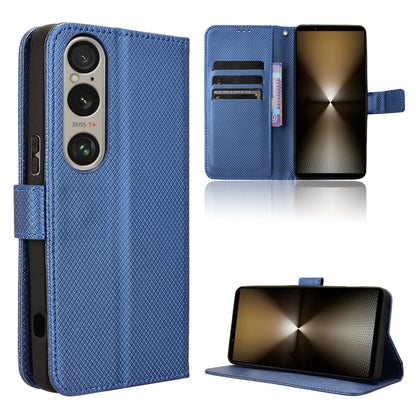 Wallet Case for Sony Xperia 1 VI 2024, Blue