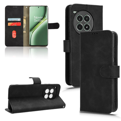 Wallet Case with Card Holder Flip Magnetic Protective Cover for OnePlus Ace 3 Pro, Black