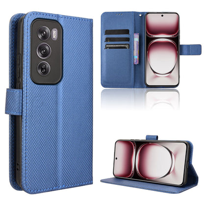 Wallet Case for OPPO Reno12 Pro 5G, Blue