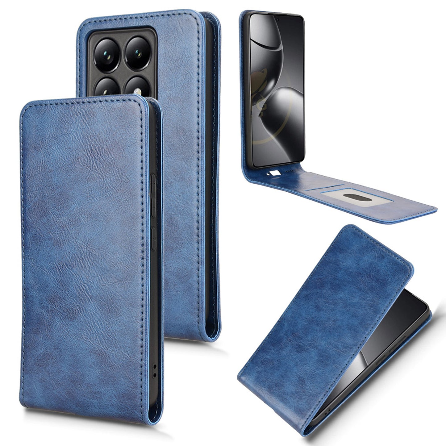 Xiaomi 14T Flip Case | Sxiakai Series, Blue