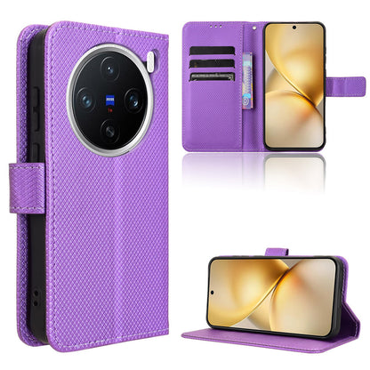 Wallet Case for VIVO X200 Pro Mini, Purple