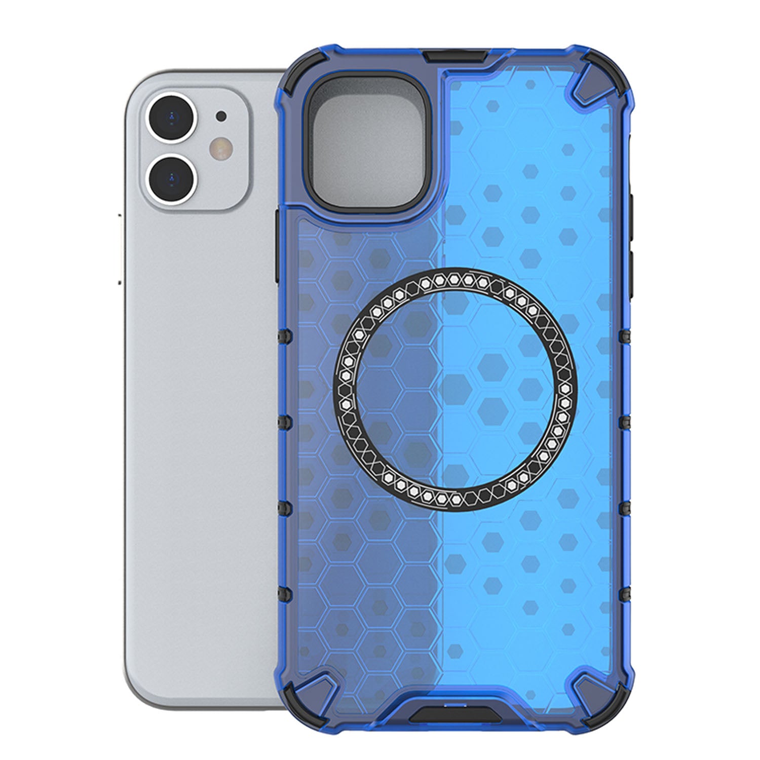 Magnetic for iPhone 11 Case Compatible with MagSafe, Blue