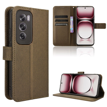 Wallet Case for OPPO Reno12 5G, Bronzed