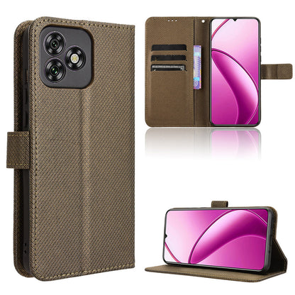 Wallet Case for Oukitel C53, Bronzed