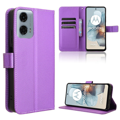 Wallet Case for Moto G45 5G, Purple