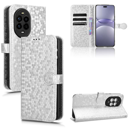 Slim Flip Polka-Dots Phone Case with Card Holder for Huawei Nova 13 Pro, Silver