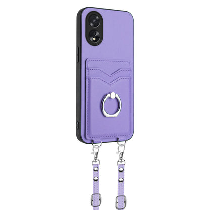 Ring Case for OPPO A38 4G, Purple