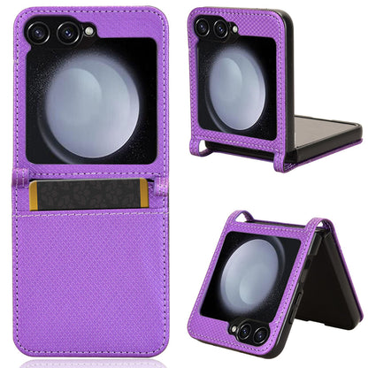 Wallet Case for Samsung Galaxy Z Flip6, Purple