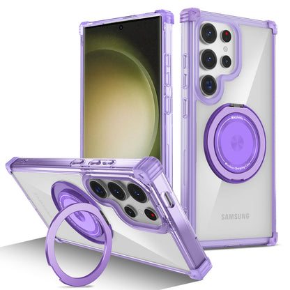 Samsung Galaxy S23 Ultra Case, Built in 360¡ã Magnetic Stand, Compatible with Magsafe, Purple