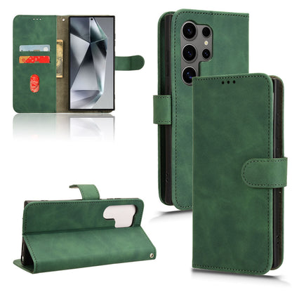 Wallet Case with Card Holder Flip Magnetic Protective Cover for Samsung Galaxy S24 Ultra, Green