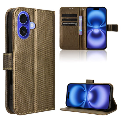 Wallet Case for iPhone 16 Plus, Bronzed