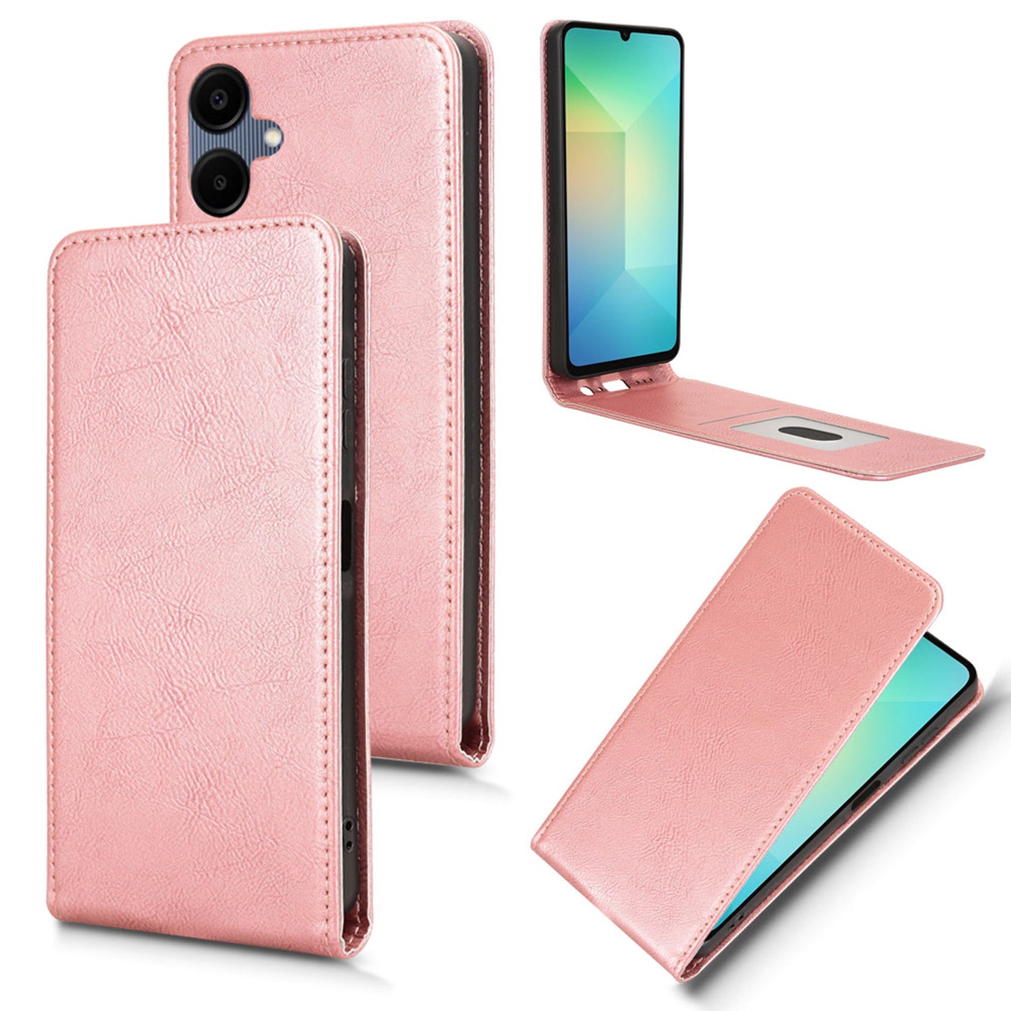 Samsung Galaxy A06 Flip Case | Sxiakai Series, RoseGold