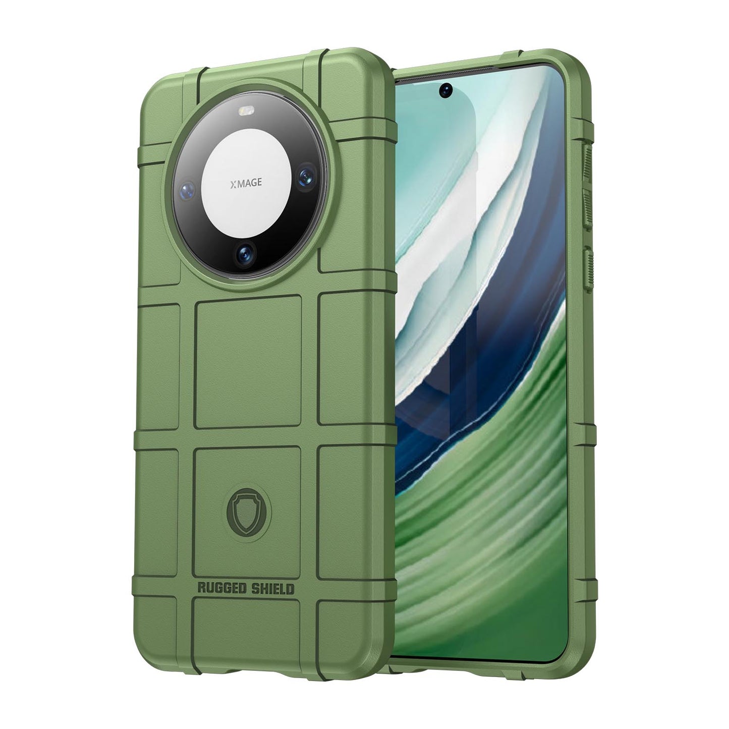 TPU Thick Solid Armor Tactical Protective Case for Huawei Mate 60, Green