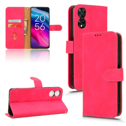 Wallet Case with Card Holder Flip Magnetic Protective Cover for TCL 50 5G, Pink