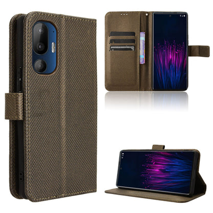 Wallet Case for HTC U24 Pro, Bronzed