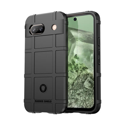 TPU Thick Solid Armor Tactical Protective Case for Google Pixel 8A, Black