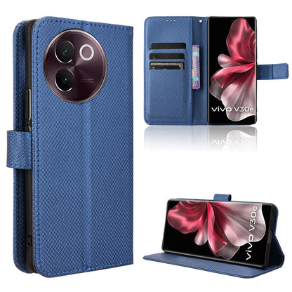 Wallet Case for VIVO V40 Lite 5G, Blue