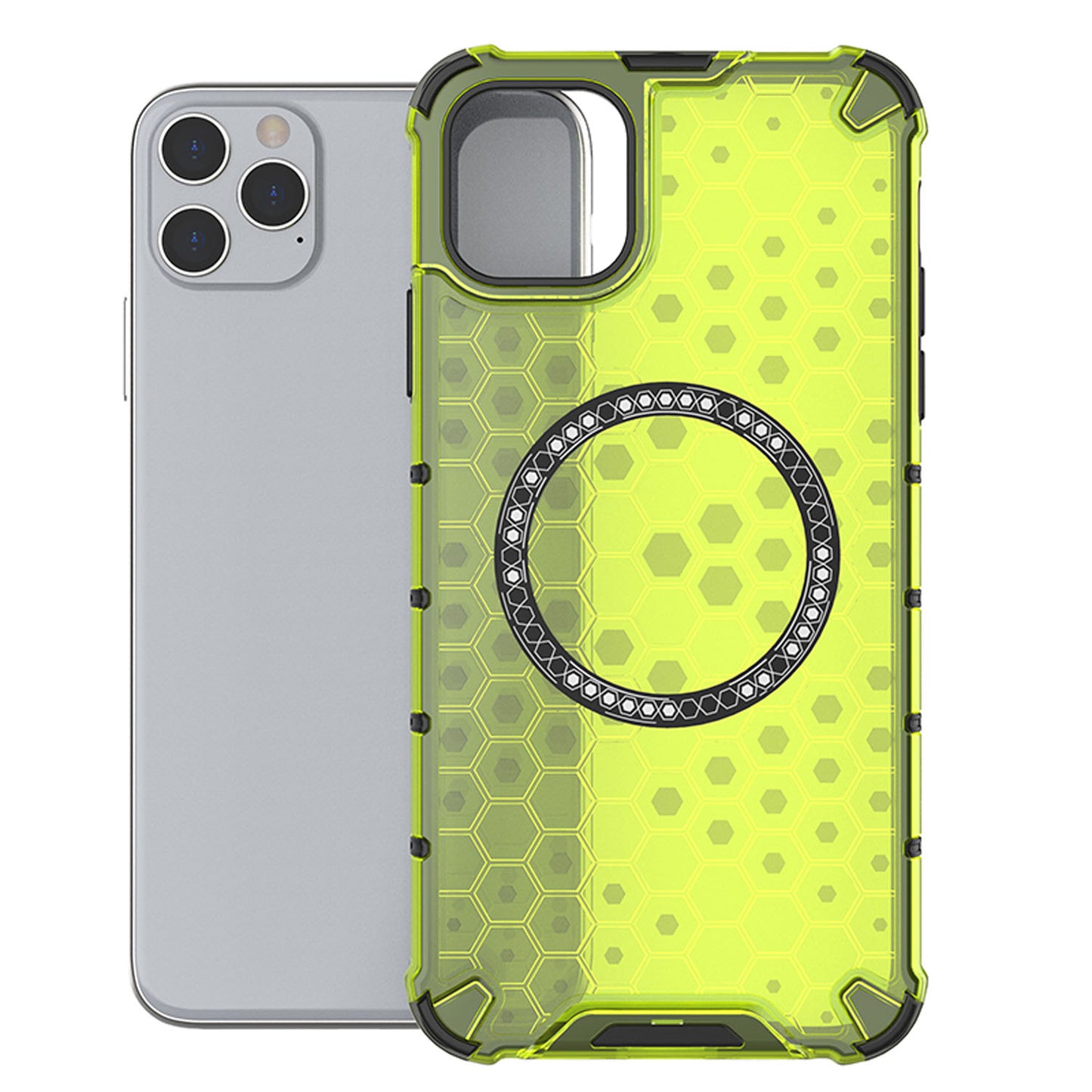 Magnetic for iPhone 11 Pro Max Case Compatible with MagSafe, Green